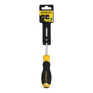 Stanley Cushion Grip Philips Screwdriver Yellow and Black Ph#2 x 100mm